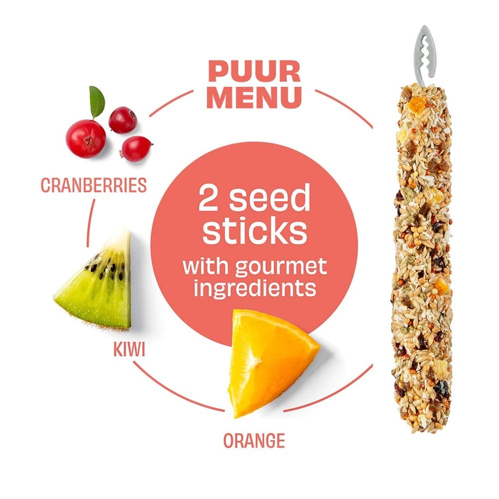 Puur Kanarien Sticks mit Cranberry & Kiwi