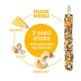 Puur Samen-Sticks für Papageien mit Cashew & Ananas