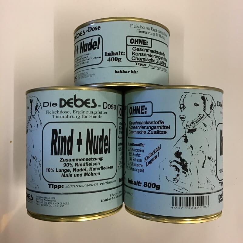 die Debes Dose Fleischtopf Rind mit Nudel