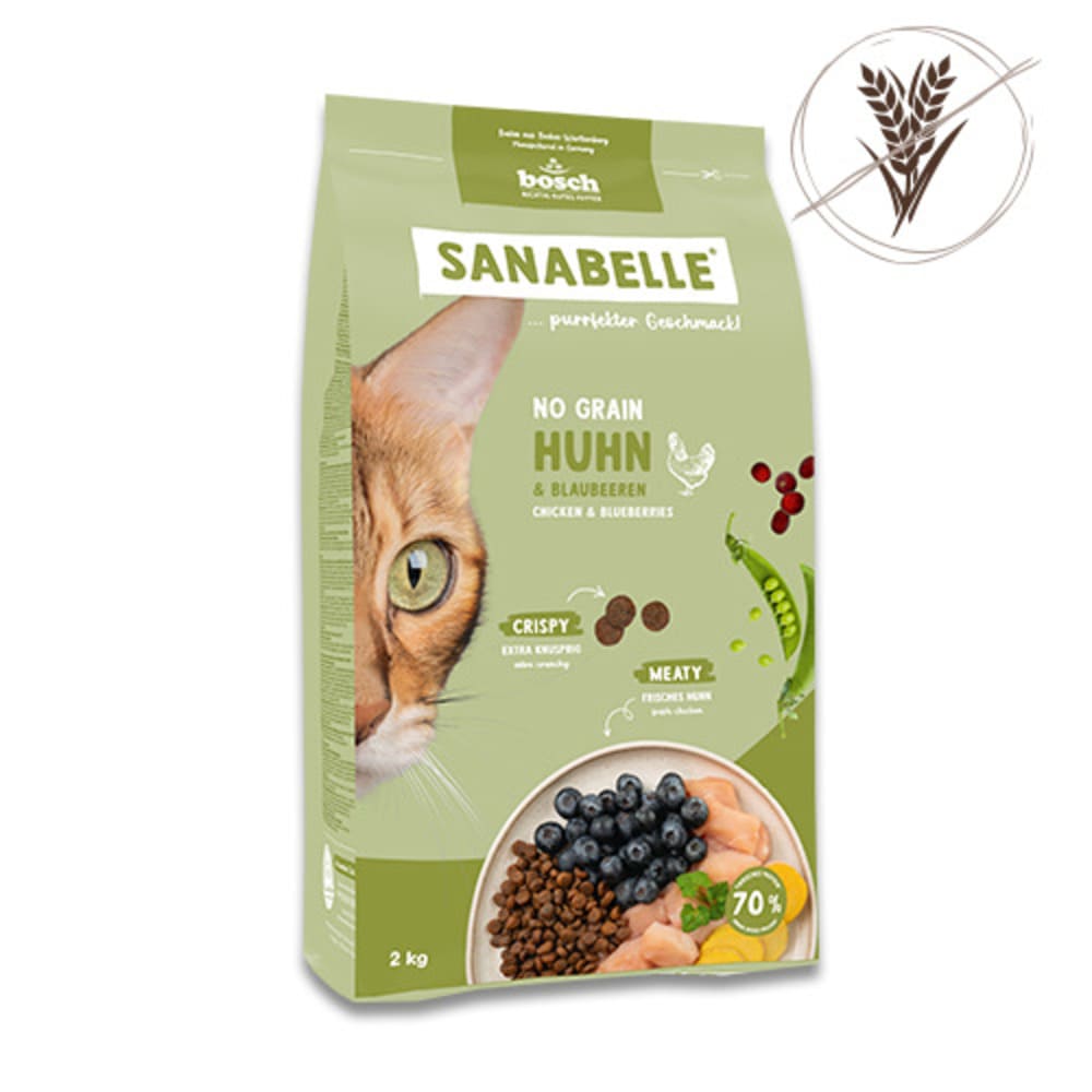 Sanabelle No Grain Huhn & Blaubeere