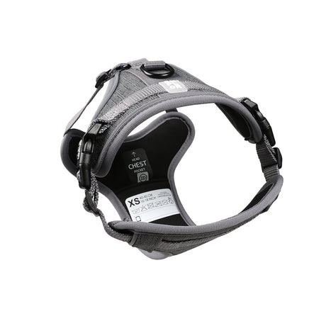 Duvo+ EXPLOR Ultimate Fit Geschirr Silber