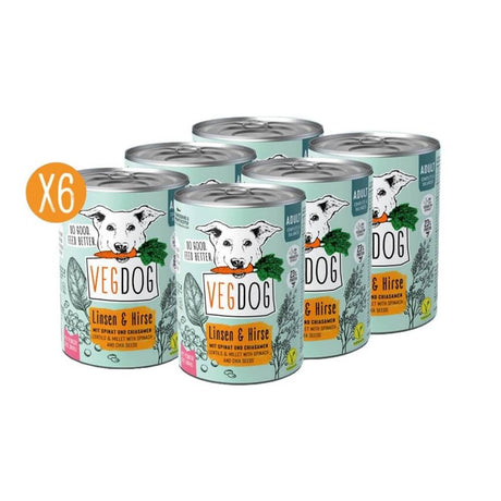 VegDog Adult Linsen & Hirse Nassfutter