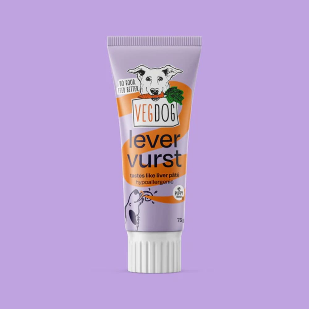Vegdog Levervurst Schlecksnack hypoallergen für Hunde