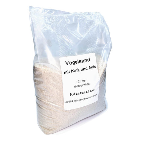 Vogelsand ganzer Sack mit 25 kg