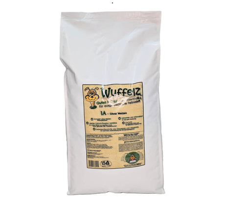 Wuffelz 1A ohne Weizen grün 15 kg