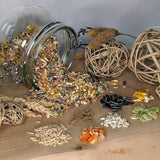 Ziergeflügelfutter mit Soldatenfliegenlarven