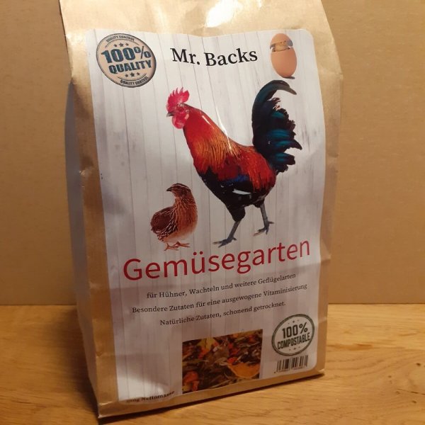 Mr Backs Gemüsegarten für Hühner