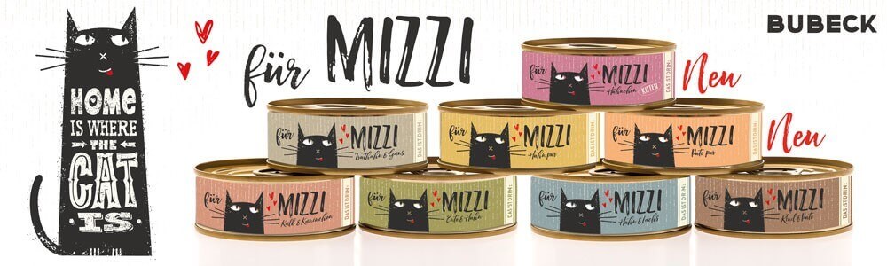 Von Bubeck für Mizzi - Fleischdosen für Katzen